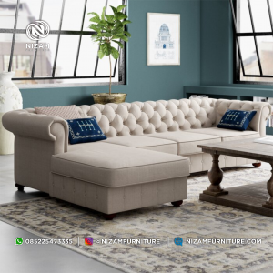 Sofa Sudut Minimalis Modern Jepara Sale NF19
