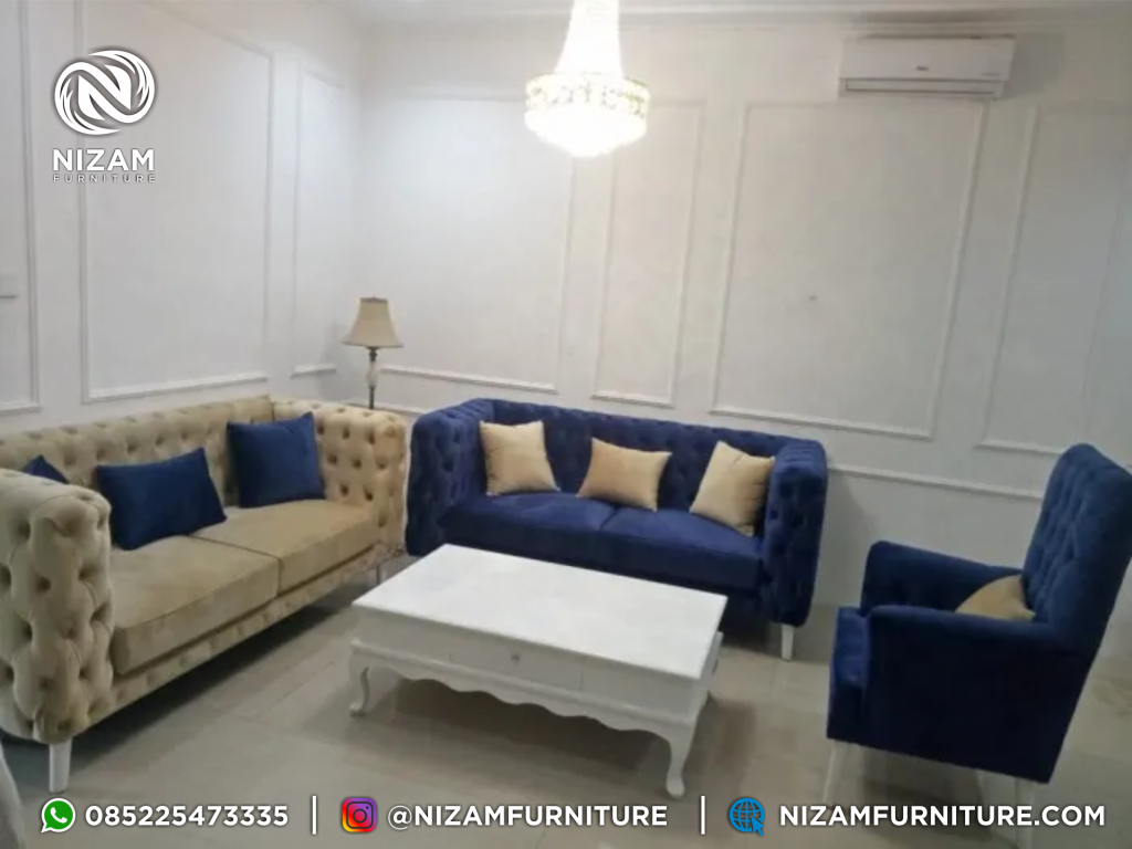 Sofa Tamu Terbaru Modern Furniture Harga Murah Terbaik NF18