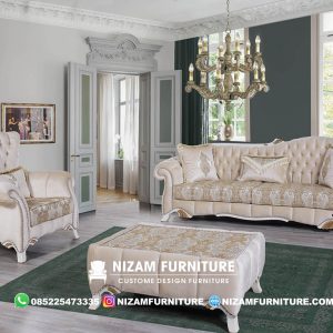 Kursi Sofa Mewah Terbaru Untuk Ruang Tamu Modern NF12
